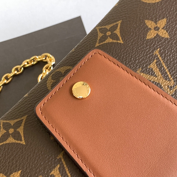 ルイヴィトンバッグ角部分ディテール